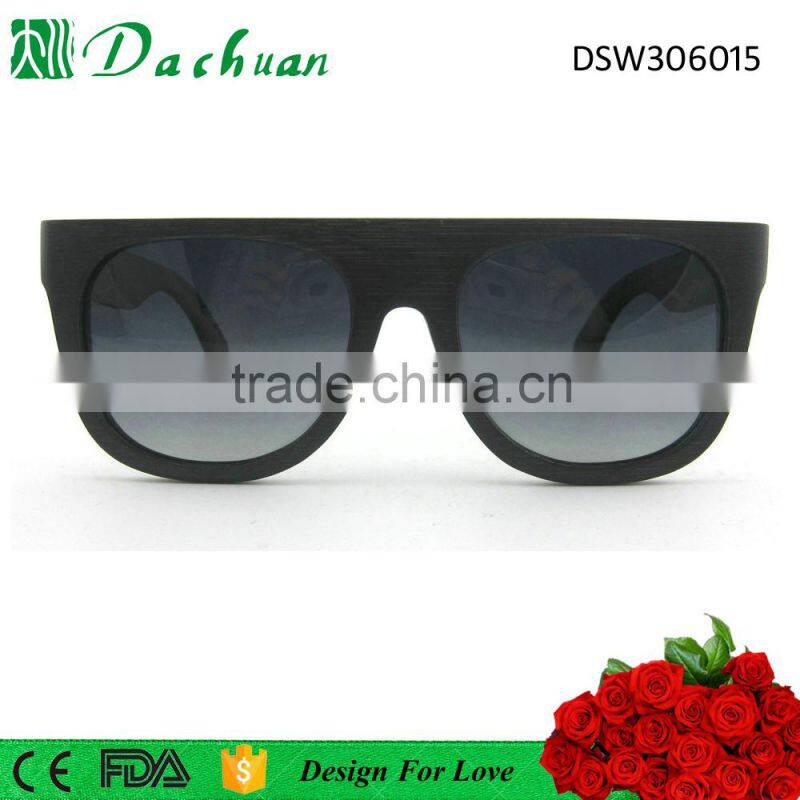 2016 100% Natural Wooden Women Popular Sunglasses