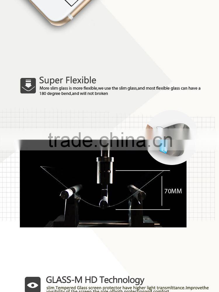 Factory Price Premium Good Quality Tempered Glass for iphone 7 Abrasion proof tempered glass protector