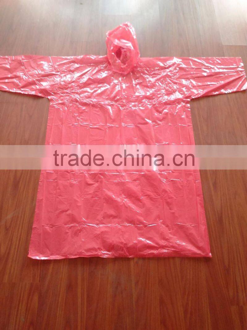PE raincoat with very special high quality