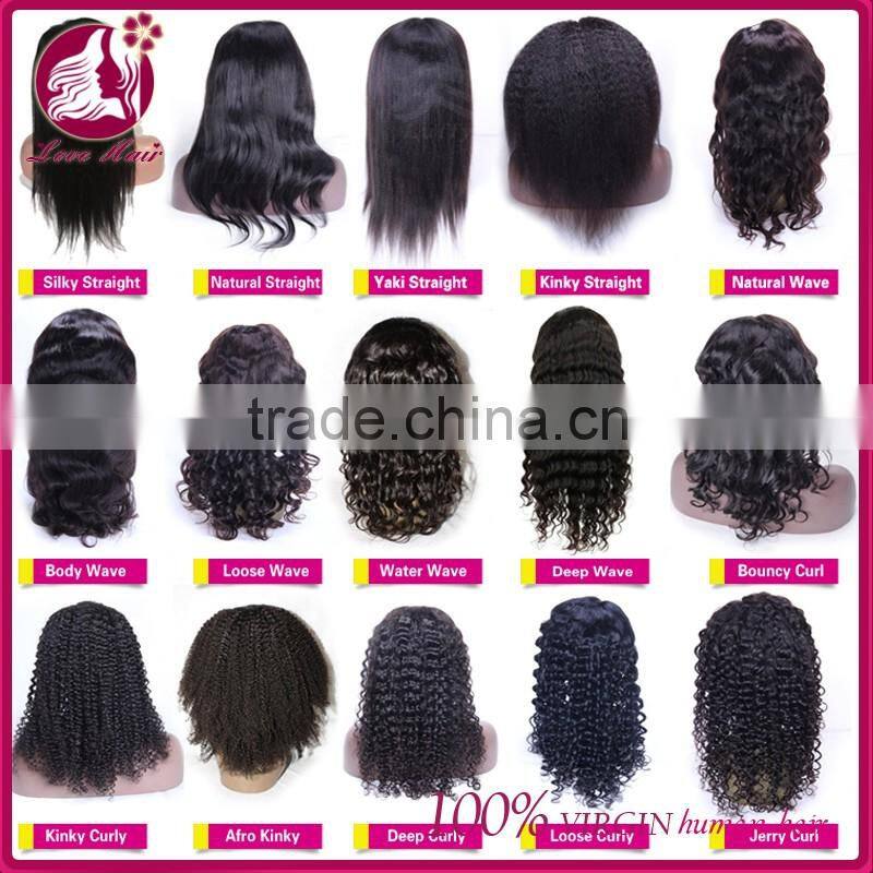 2016 Laser hair removal machine price 8-26 inch indian hair full lace wig jerry curl human hair wig