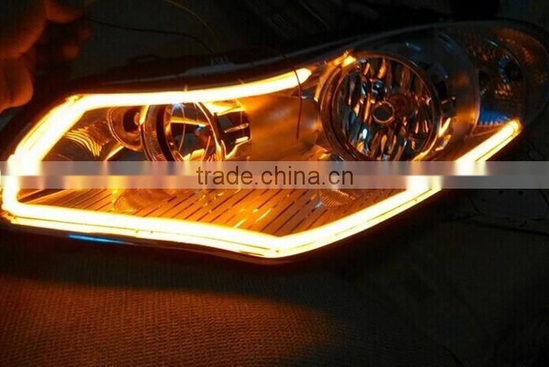 Motor parts accessories flexible led car neon light tear strip led daytime running light for car bus truck