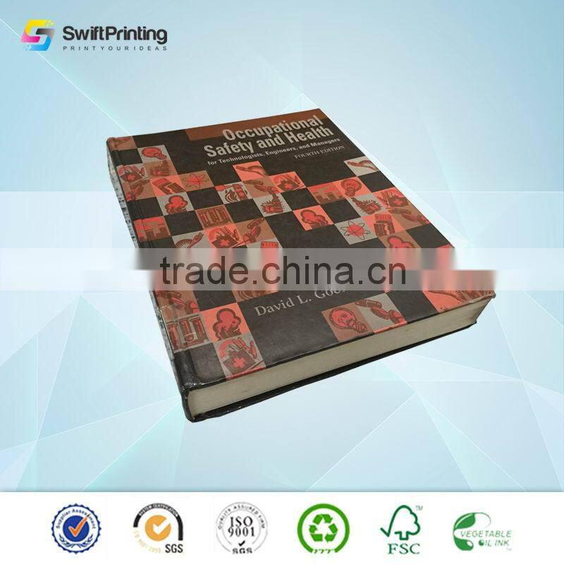 Customized professional hardcover case bind book printing