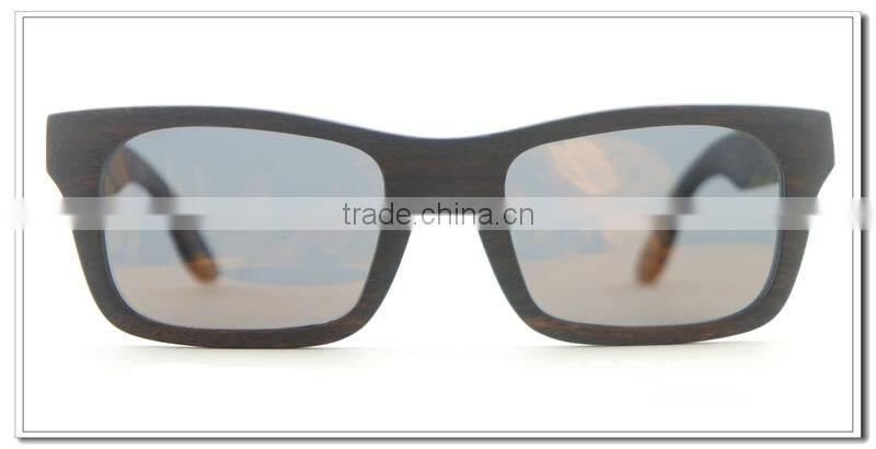 wooden eyewear bamboo Sunglass with polarized lenses
