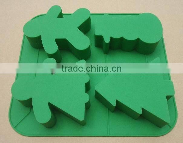 Practical flower shape silicone bakeware