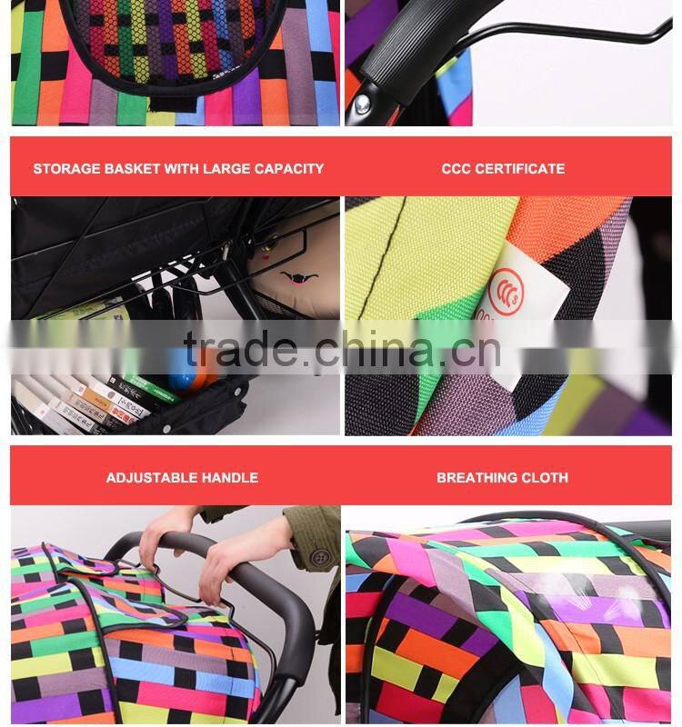 Polyester Material and Good Baby Stroller Type Best Double Prams