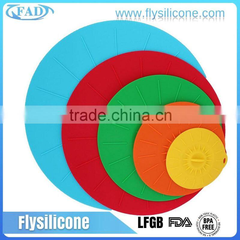 Stocks & Eco Friendly Products Lids BPA free Silicone Suction Cup Lids