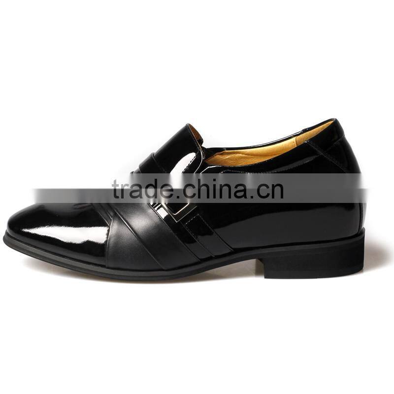 Genuine Leather Men Dress Shoes Fashion Buckles Loafers Business Formal Shoes