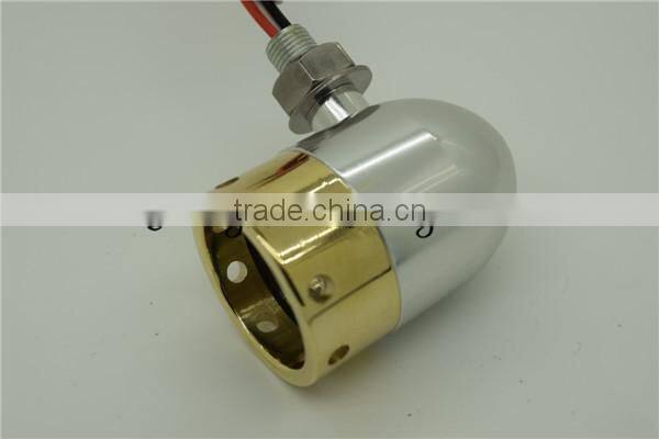 motorcycle brass bullet turn signal light for dyna mini brass bullet turn light