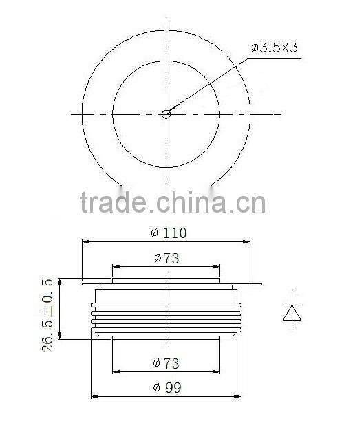 Westcode high voltage diode W5139TJ480*