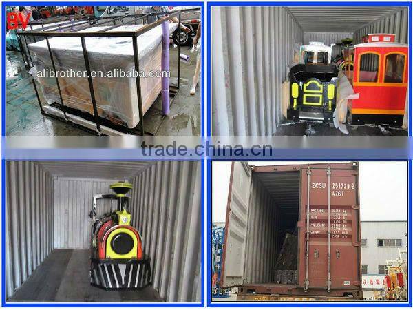 large amusement park rides outdoor Trackless Train For Children