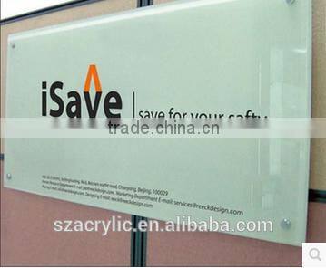 Acrylic advertising sign company name sign