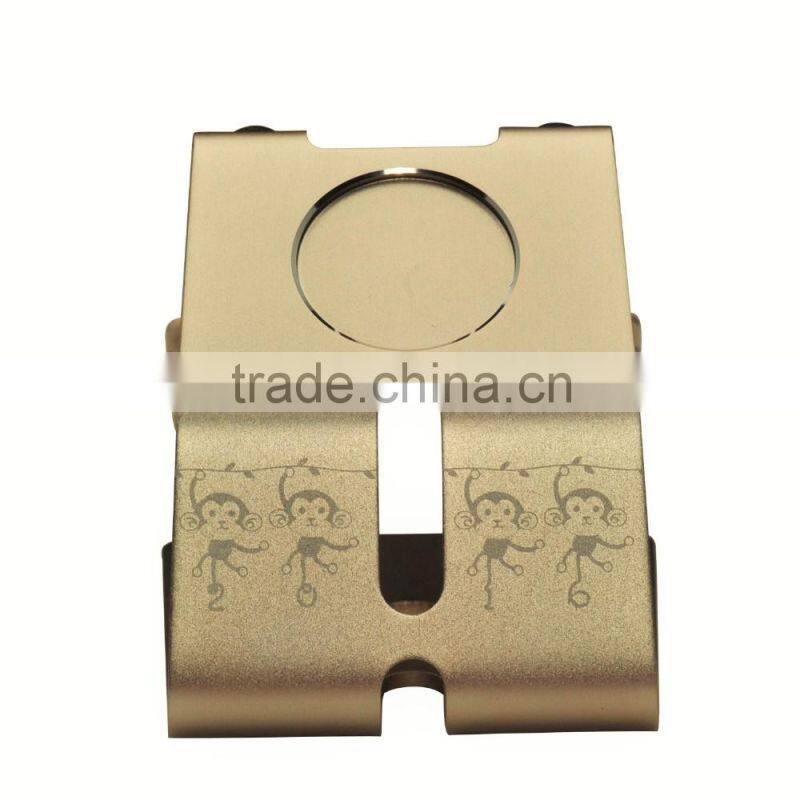 Wholesale Aluminum alloy mobile phone stand black gold sliver