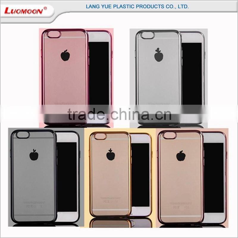 tpu electronplate phone case cover for iphone 5 6 7 s se c plus