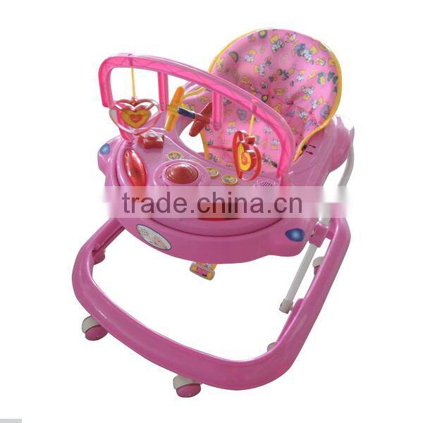 8 wheels cheapest wholesale rolling baby walker made in china