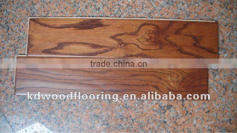 Hand scrap Rustic engineered Oak wood flooring