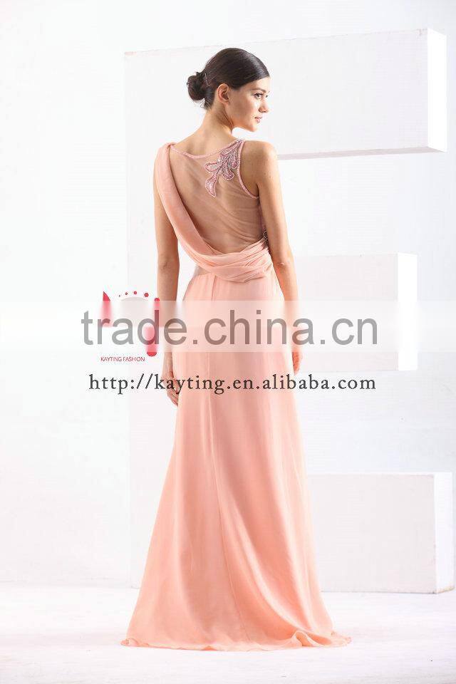 Exclusive Modern Brazil Long Dress Evening Asymmetrical Arabic Wedding Dress