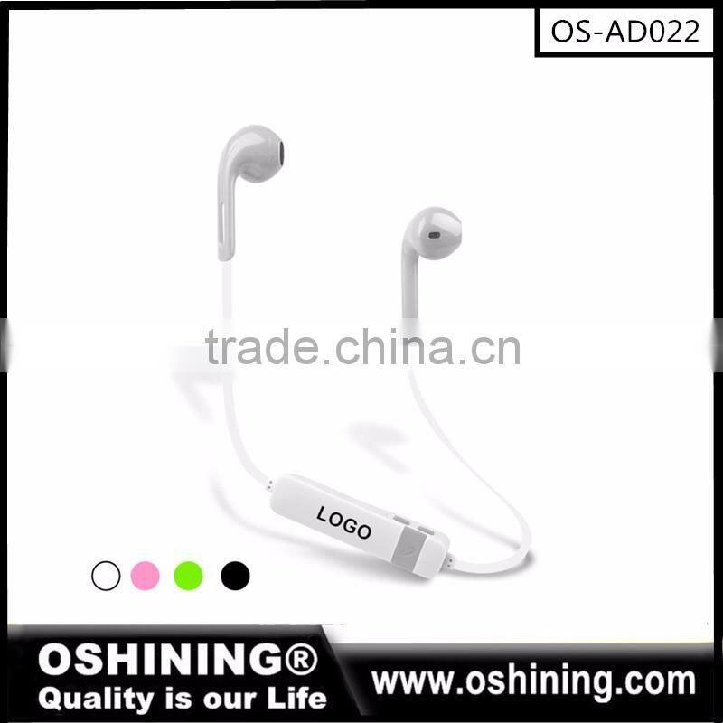 2016 new arrival factory price wireless bluetooth 4.1 earphone custom logo