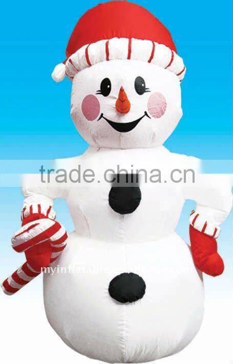 Inflatable snowman
