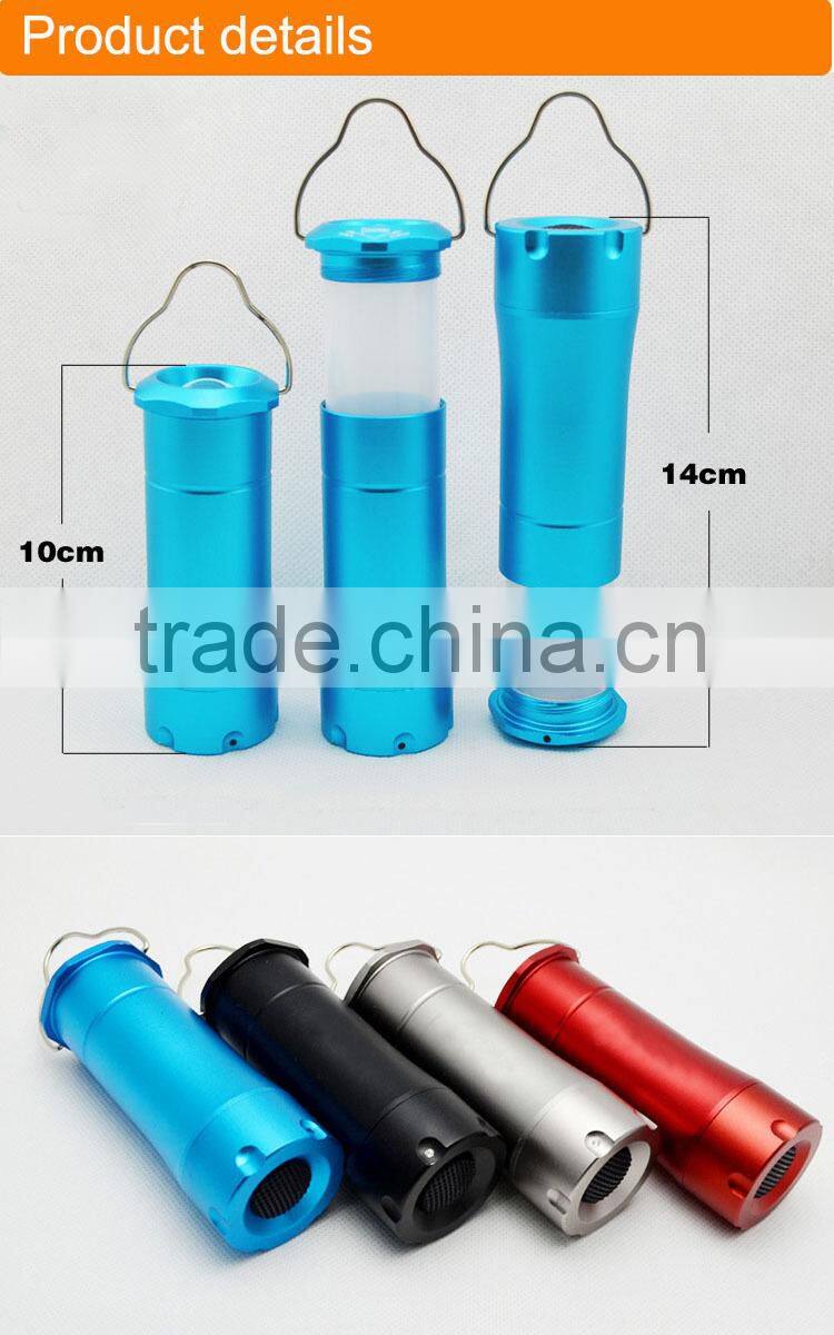 2-in-1extend-retract mini lantern camping flashlight lampe