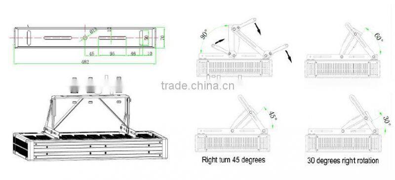 Lighting Lamps Sport Ground Soccer Stadium 1000W High power 1000 Watt LED Flood Light