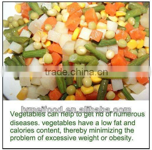 850g Hot sale Canned mixed vegetable