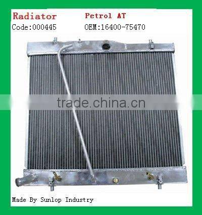 toyota parts #000445 Automatically radiator diesel for hiace aluminum radiator 16400-75470