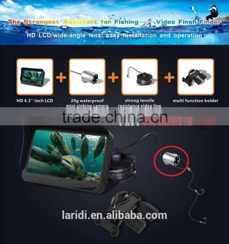 2016 Lucky Fish Finder Sounder Wireless Sonar Fishing Underwater one Camera Deeper Depth X3 fish finder