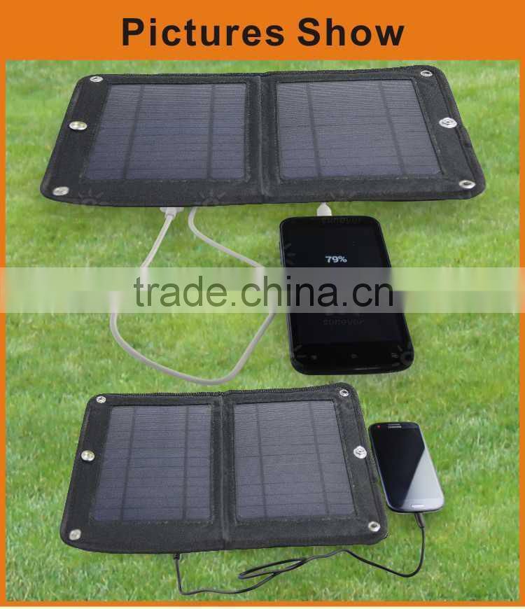6W Portable Universal Folding Solar bag for travling hiking outdoor
