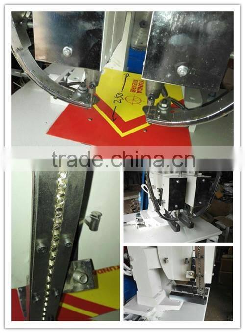 Twin-Head Insole Riveting Eyeletting Machine