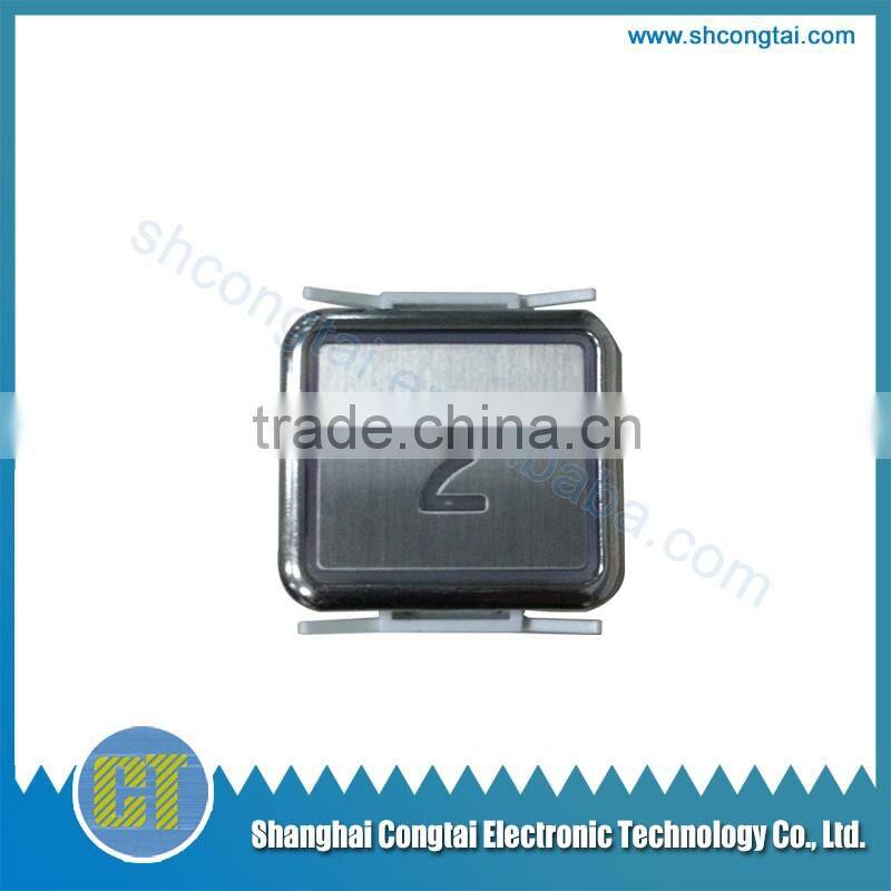 AC12/24, DC12/24 Volt Elevator Push Button Switch for Elevator with Braille or not