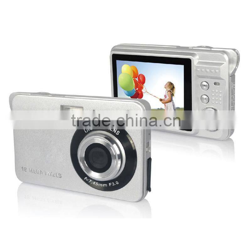 2.7" 18 Megapixels fc ce disposable cheapest digital camera price