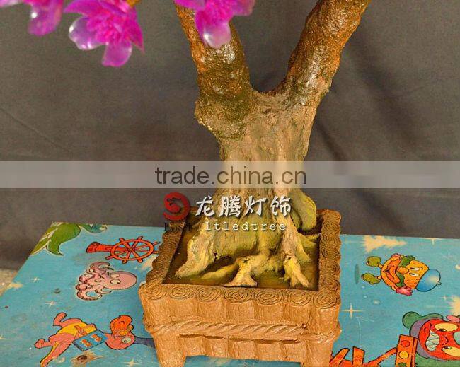 Artificial Led bonsai flower tree
