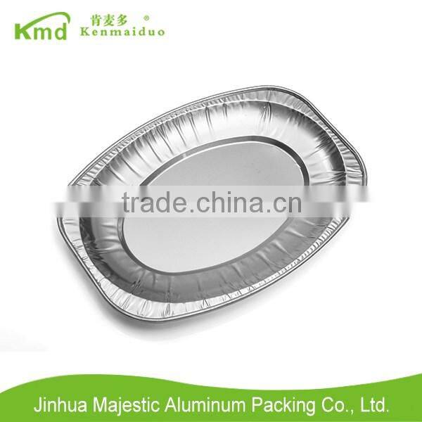 2016 New Style Aluminium Foil 13.8'' Oval Barbecue Pans