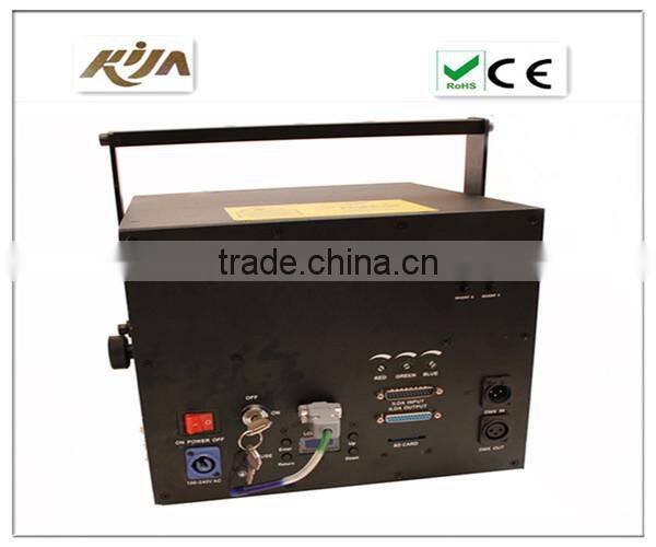 Colorful 3D RGB Animation laser stage light for party