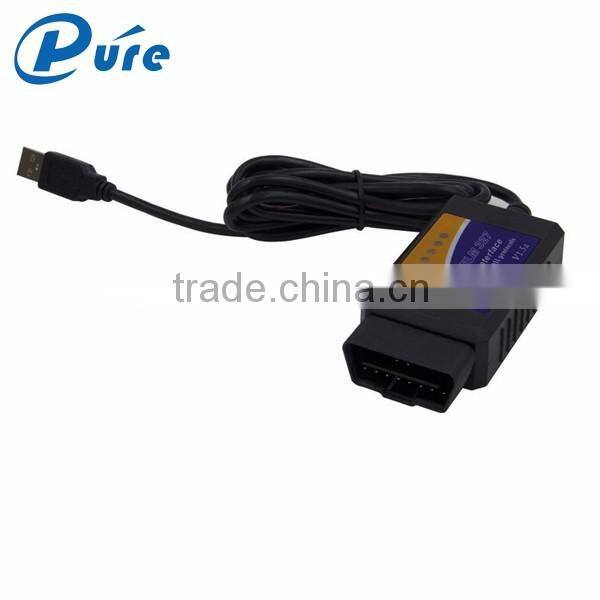 OBD/OBDII scanner elm327 usb car diagnostic tool supports all OBD-II protocols