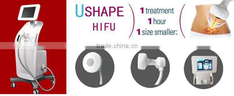 for sale one treatment 1 hour 1 size smaller U Shape HIFU machine CE