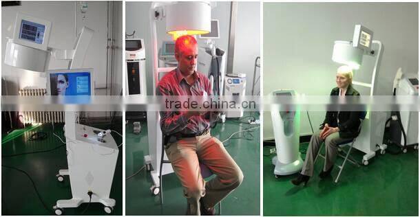 Fast hair growth !!! laser hair regrowth equipment for salon clinics with cap fast hair growth products