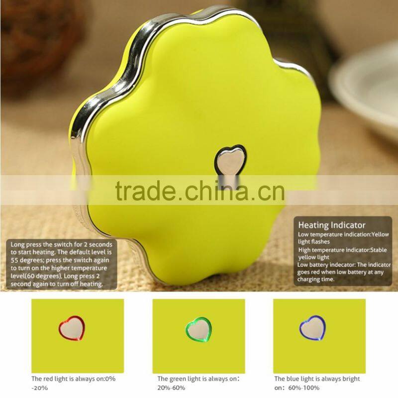 4000Mah Hands Warmer Mobile Power Supply Portable Emergency Charger For Digital Products