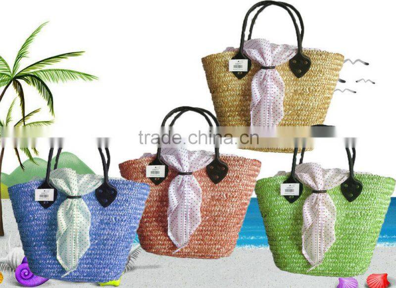 Women Straw Handbags Crocheted In Paper Straw