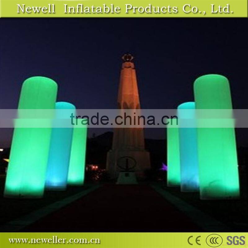 Factory direct inflatable pillars with blower