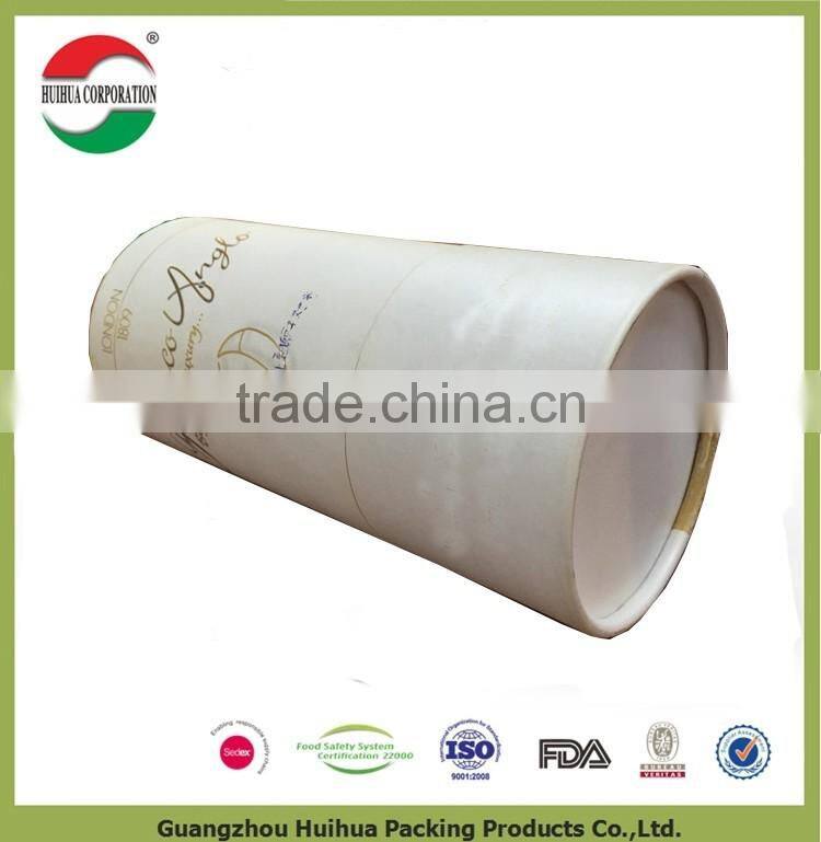 Stamping fancy paper box packaging round cardboard tube
