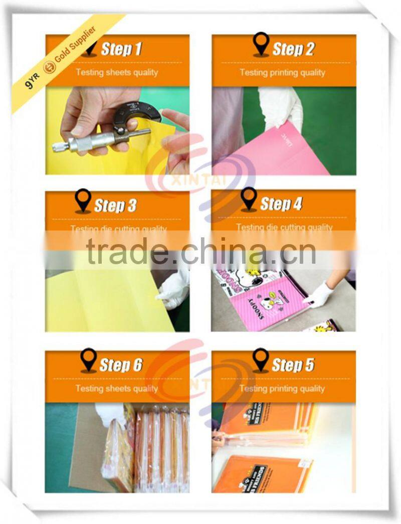 Office stationery file folder / clear plastic document holder / plastic file folder