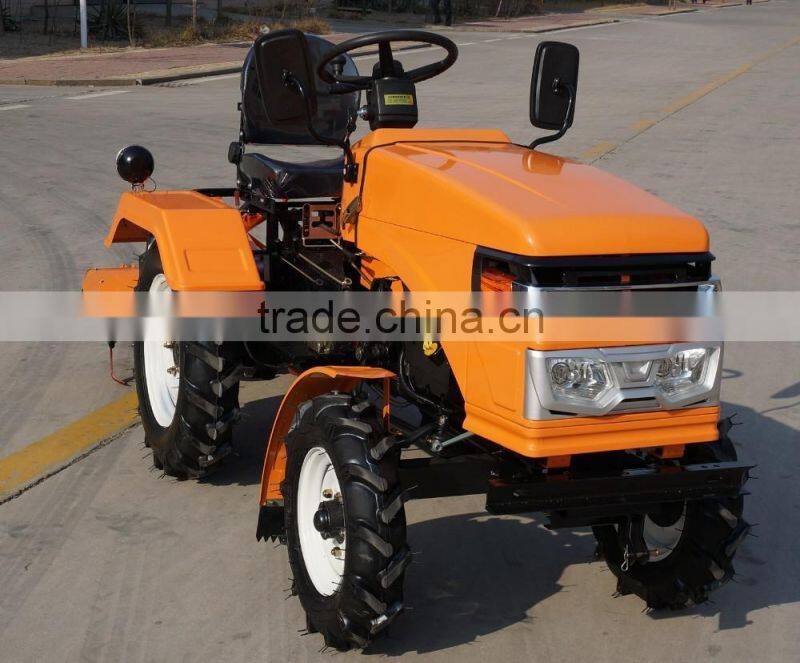 China 12hp 15hp 18hp belt drive mini farm tractor