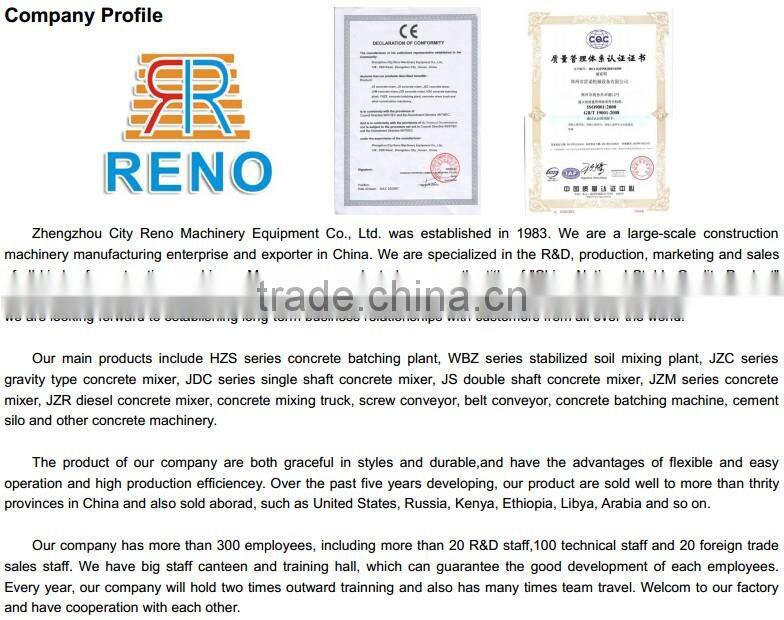 HLS180m3/h hot selling commercial concrete batch plant design