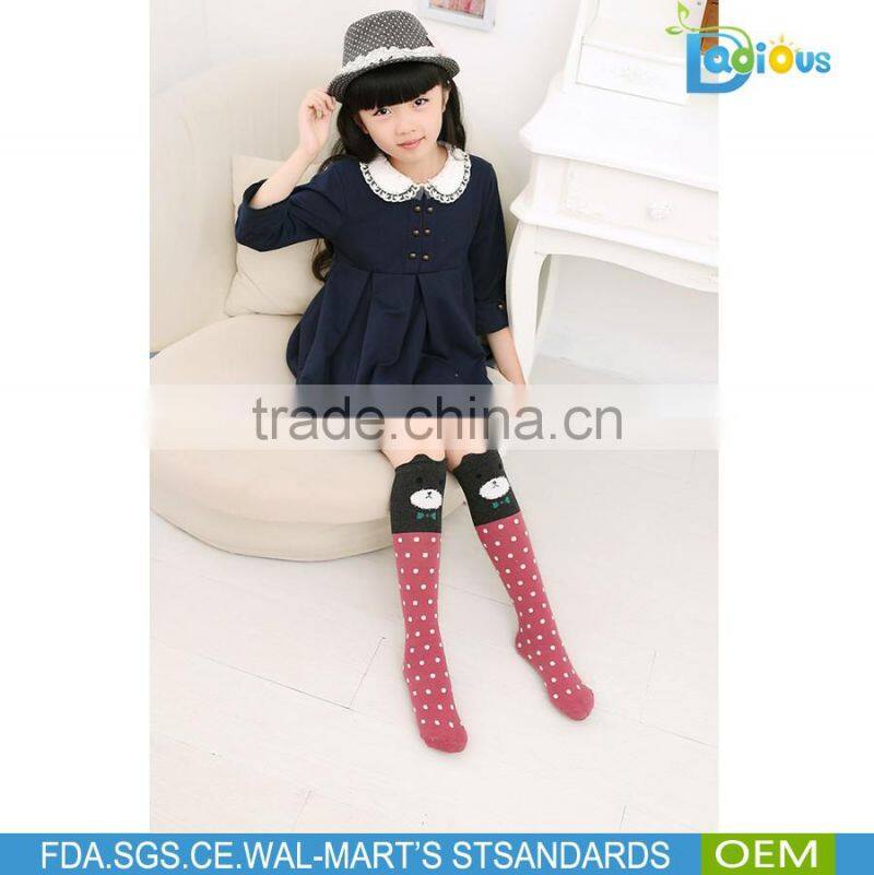 Amazon Hot Selling High Quality Child socks Kids sock wholesale Cotton Knee High Socks