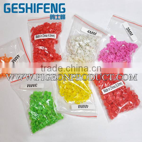pigeon ring factory geshifeng factory plastic ring for bird tag made in China