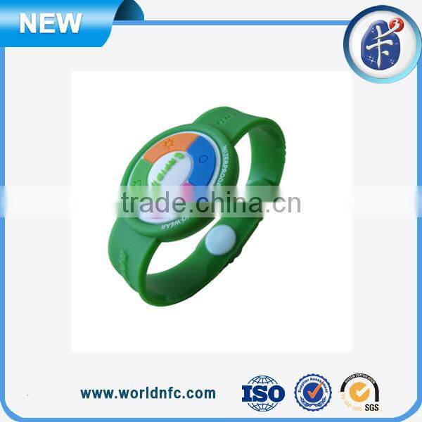 Long Range Adjustable ISO15693 I CODE SLI-L NFC/RFID PVC Wristband