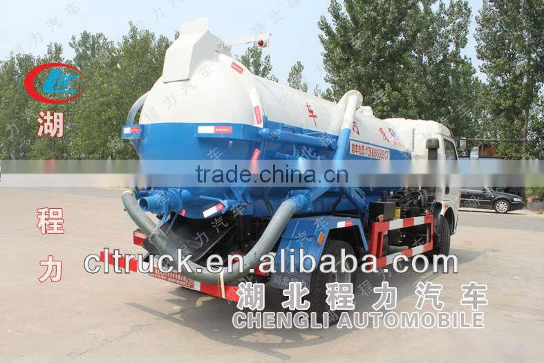 5CBM sewage suction tanker truck sale