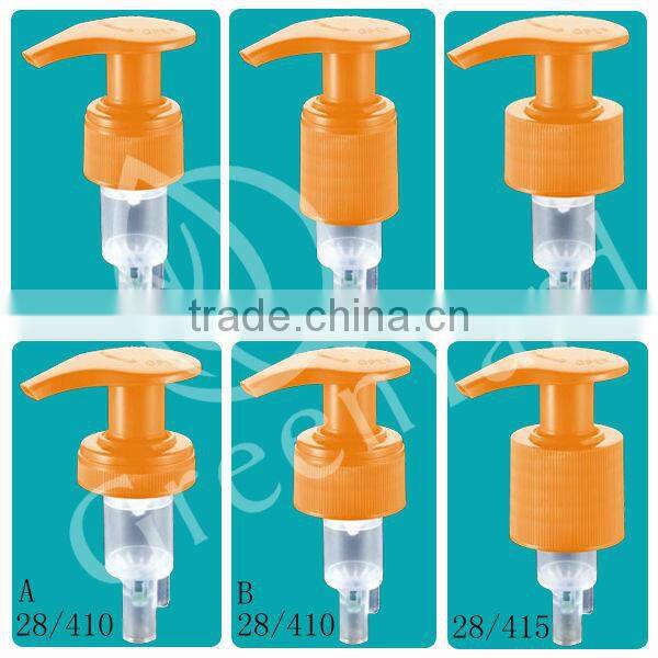 left right and outside spring lotion pump