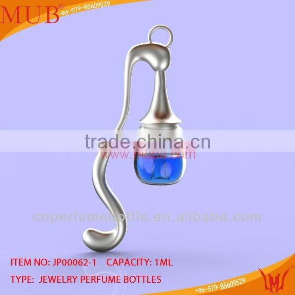 Glass Jewelry Horsetail Shape Necklace Glass Bottle